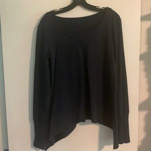Navy Lululemon sweatshirt size 10